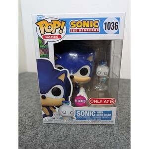 Funko Pop! Vinyl: Sonic the Hedgehog Sonic with Chao (Flocked) Target Exclusive